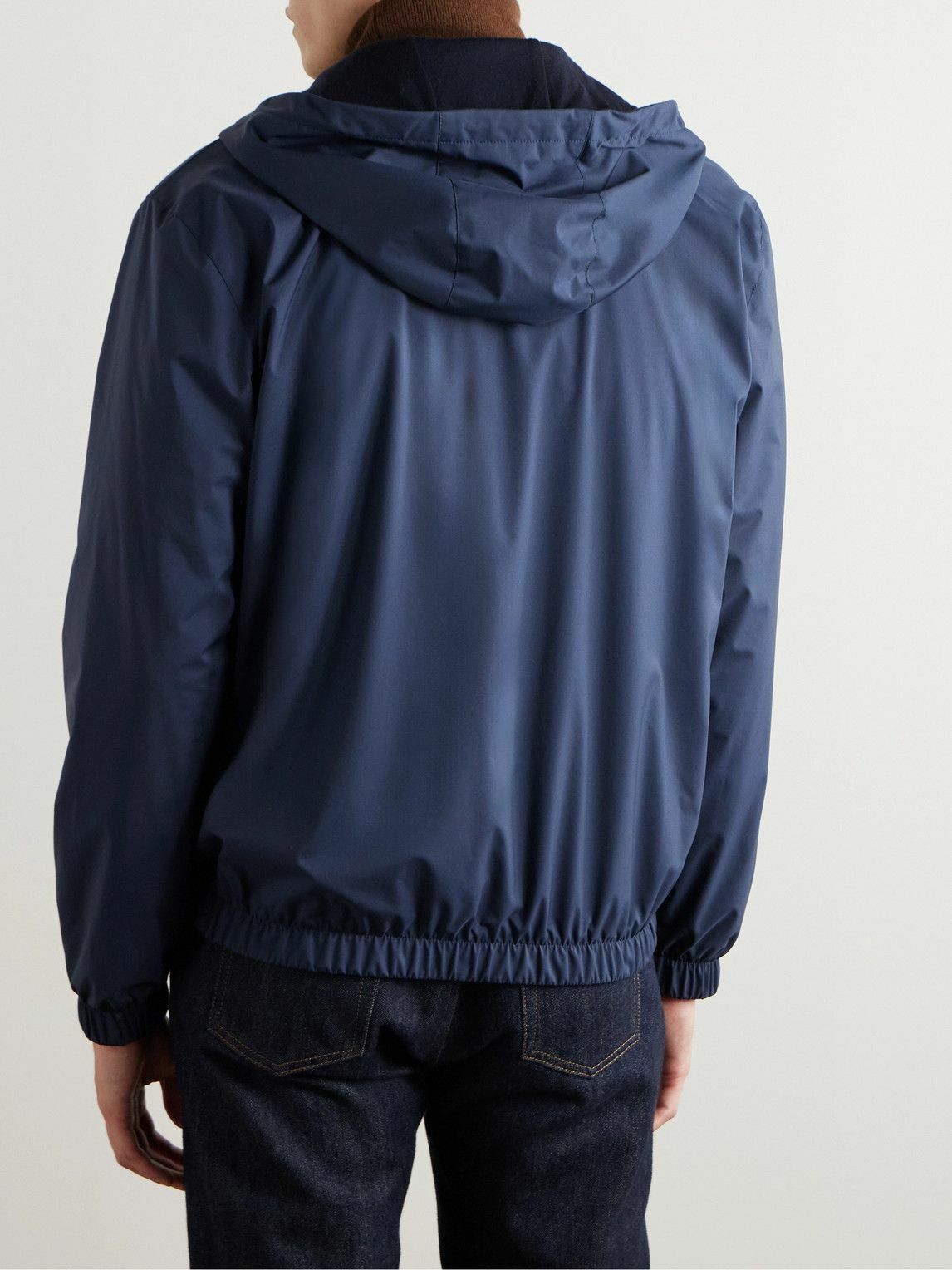 Loro Piana - Reversible Storm System® and Cashmere Zip-Up Hooded