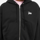 Patta Women's Femme Basic Cropped Zip Up Hooded Sweater in Black