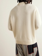 The Elder Statesman - Cashmere Half-Zip Sweater - Neutrals