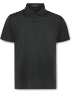 G/FORE - Essential Stretch-Piqué Golf Polo Shirt - Black