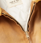 Fear of God - Suede-Trimmed Cotton-Canvas Blouson Jacket - Beige