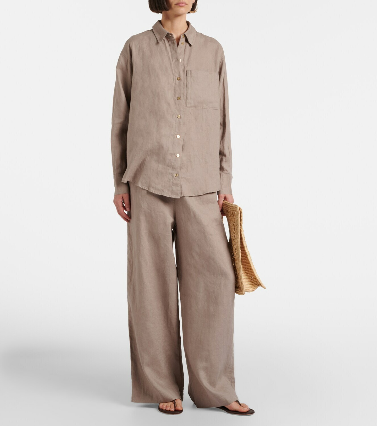 Heidi Klein Zakynthos linen shirt