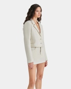 Steve Madden Snowbell Blazer in Ivory
