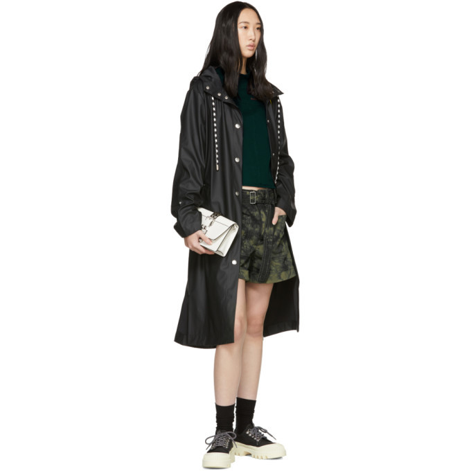 Proenza Schouler Black Hooded Raincoat Proenza Schouler