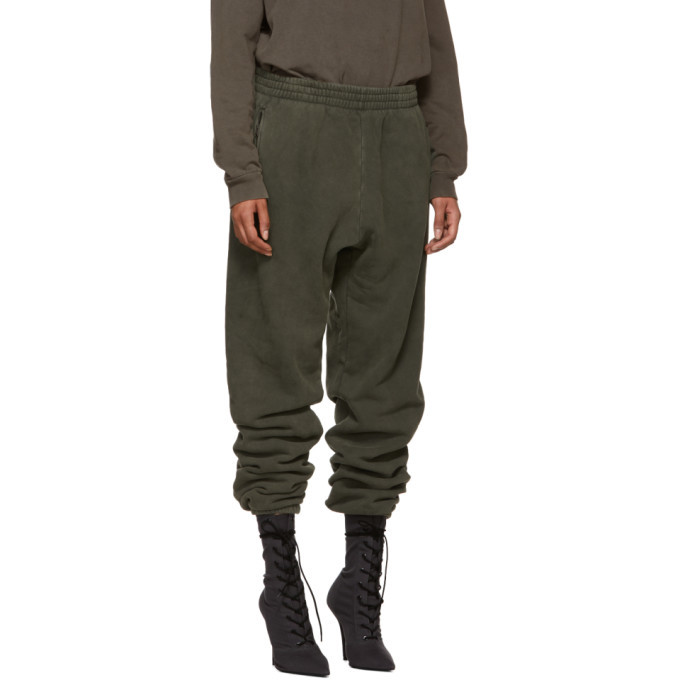 YEEZY Green Shrunken Sweatpants