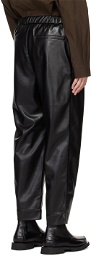 Nanushka Black Jain Vegan Leather Trousers