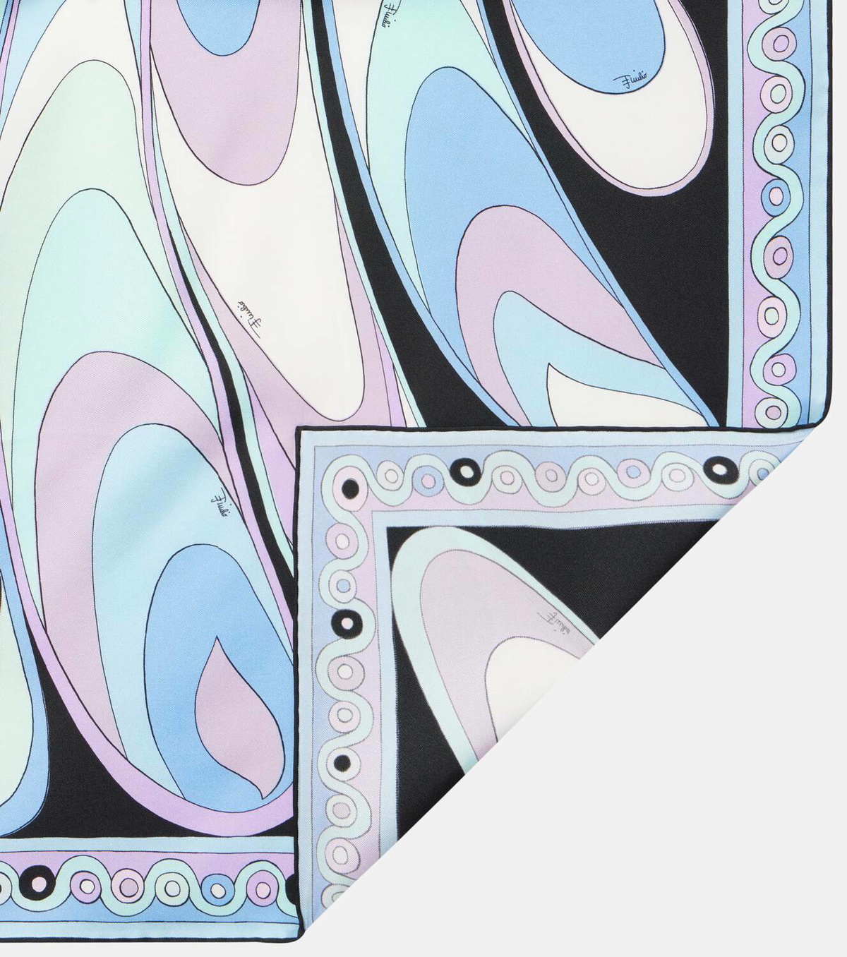 Pucci Foulard silk twill scarf