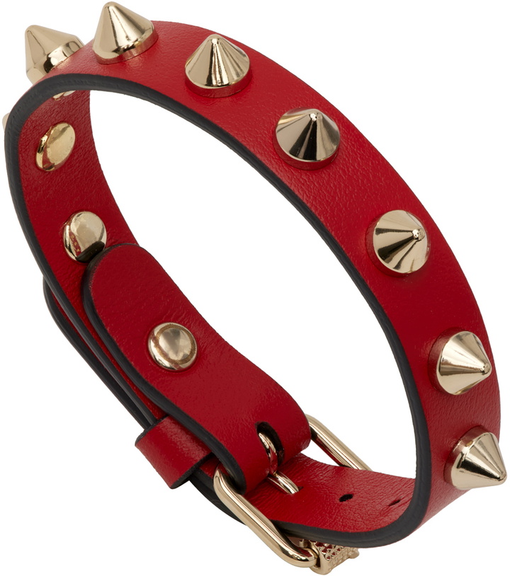 Photo: Christian Louboutin Red Loubilink Spike Bracelet