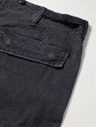 RRL - Tapered Cotton Cargo Trousers - Black