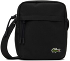 Lacoste Black Vertical Camera Bag