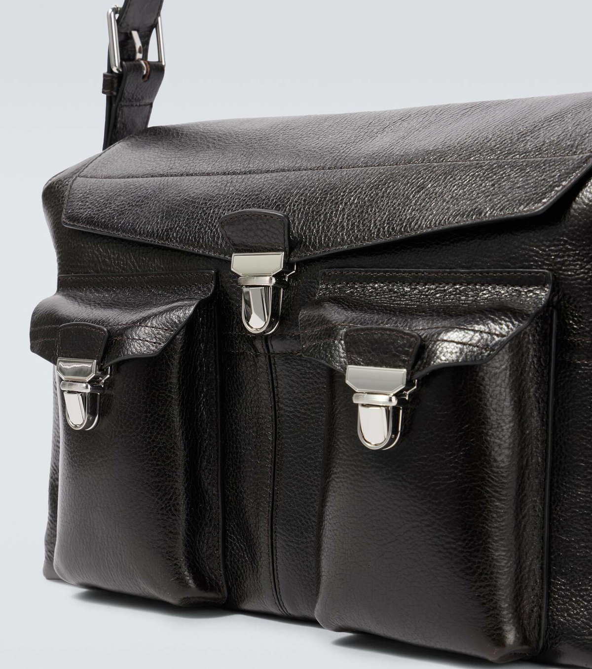 Lemaire Week-end Gear leather shoulder bag Lemaire