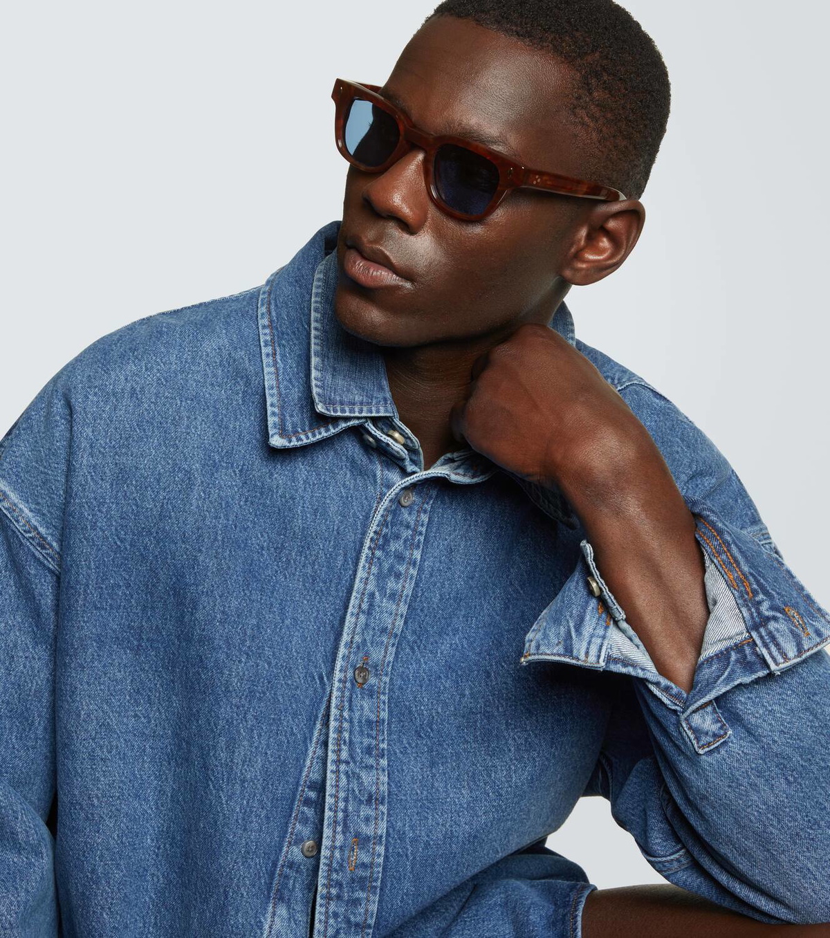 Jacques Marie Mage Julien square sunglasses Jacques Marie Mage