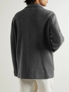 Barena - Double-Breasted Wool-Blend Blazer - Gray