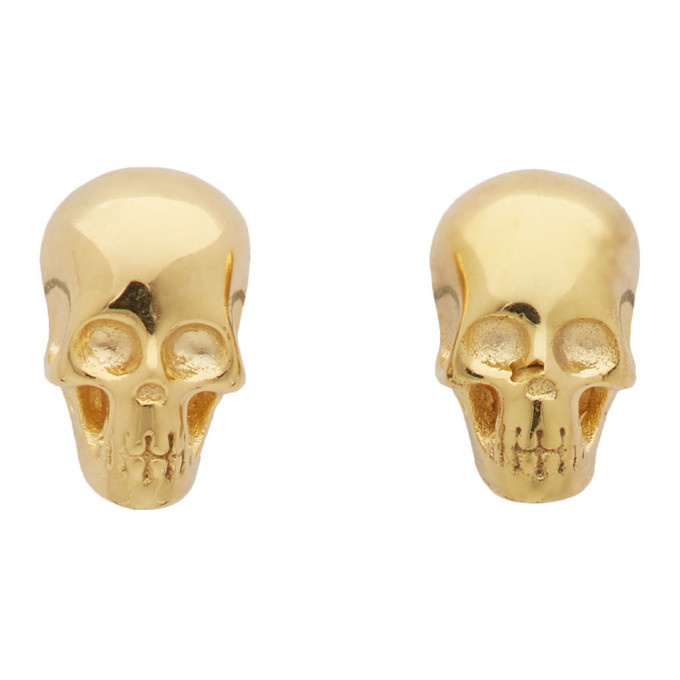 Photo: Stolen Girlfriends Club Gold Baby Skull Earrings