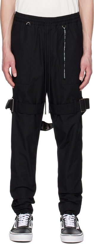 Photo: mastermind WORLD Black Bondage Trousers