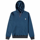 Paul Smith Men's Broad Stripe Zebra Popover Hoody in Blue