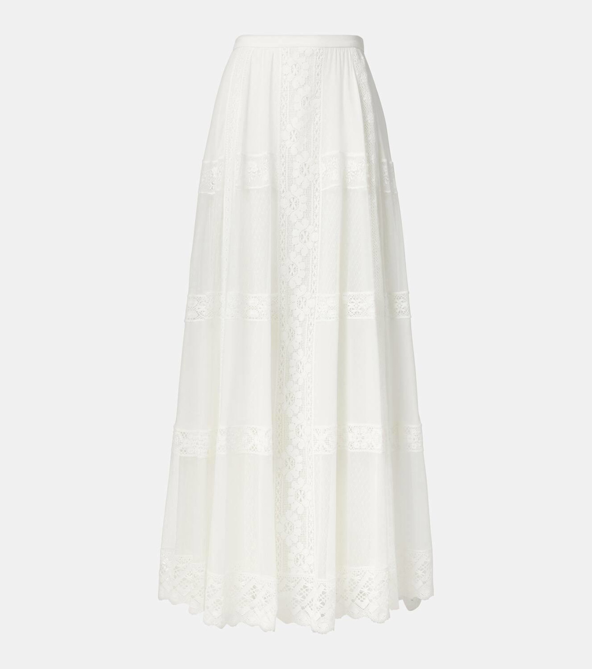 Ralph Lauren Collection Malti cotton and silk maxi skirt