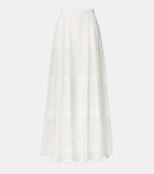 Ralph Lauren Collection Malti cotton and silk maxi skirt