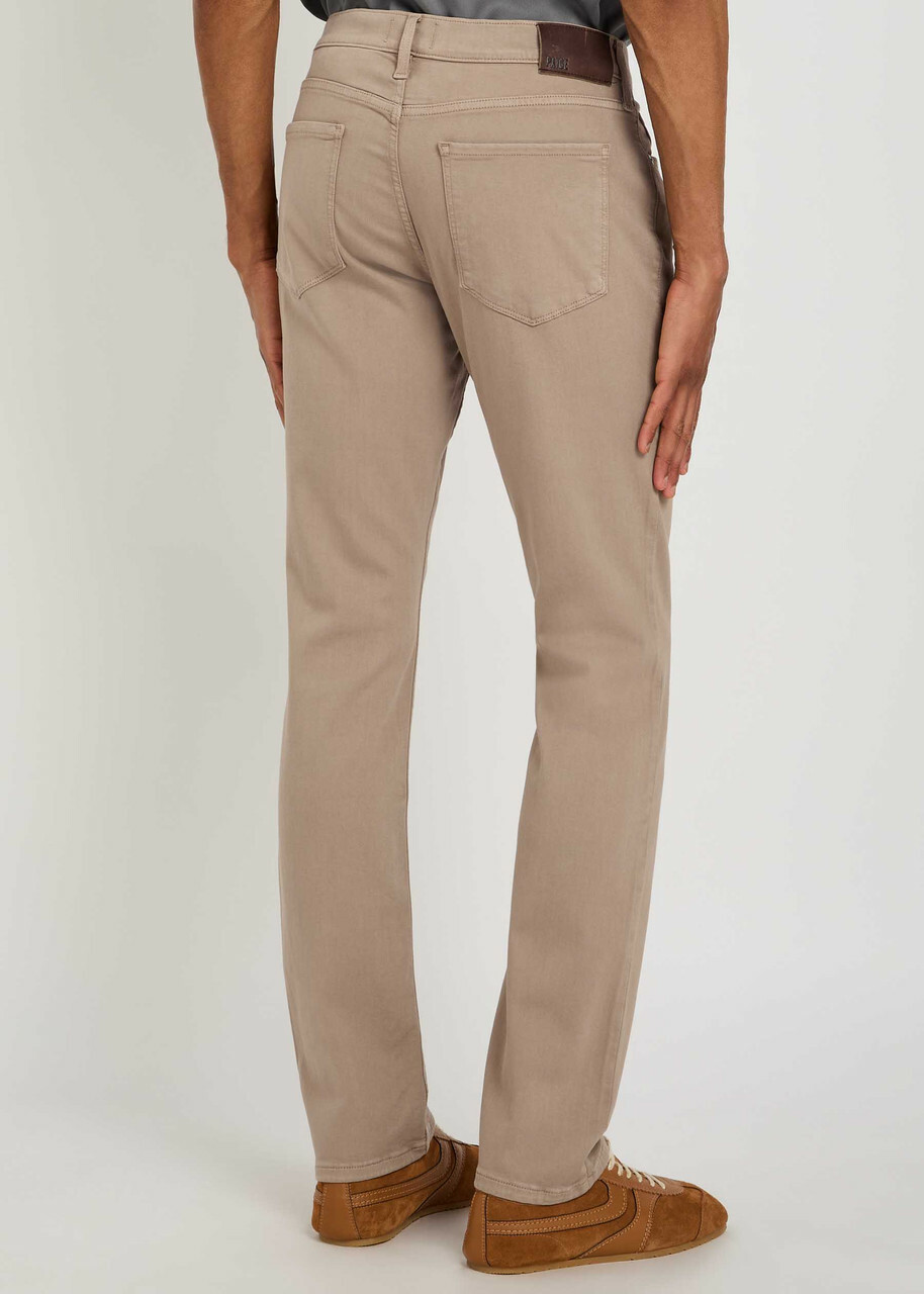Paige Federal Slim Straight-leg Jeans Beige