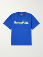Human Made - Logo-Print Cotton-Jersey T-Shirt - Blue