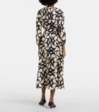 'S Max Mara Nina silk twill maxi dress