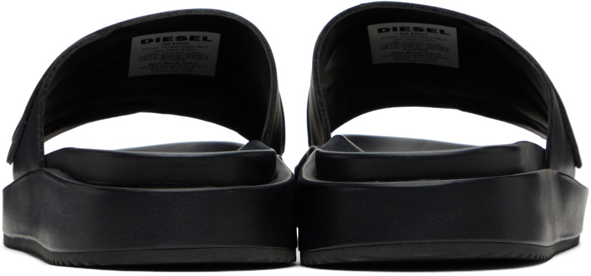 ★DIESEL★ SA Slide D Oval Sandal Black Y03356P5257H1939 Diesel Black Sa-Slide D Oval Sandals Diesel