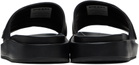 Diesel Black Sa-Slide D Oval Sandals