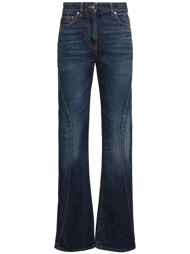 Photo: FERRAGAMO Denim Medium Waist Straight Jeans