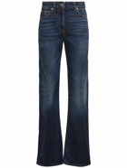 FERRAGAMO Denim Medium Waist Straight Jeans