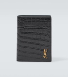 Saint Laurent Cassandre leather wallet