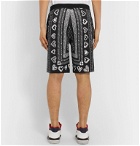 Versace - Printed Tech-Jersey Shorts - Black