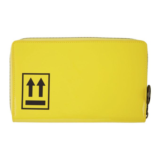 Yellow off 2025 white purse