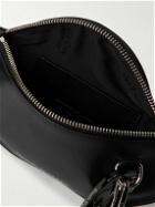 Alexander McQueen - Biker Leather Belt Bag - Black