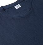 NN07 - Aspen Slub Cotton-Jersey T-Shirt - Blue