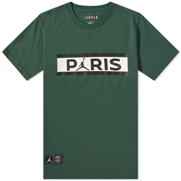 Photo: Air Jordan PSG Wordmark Tee