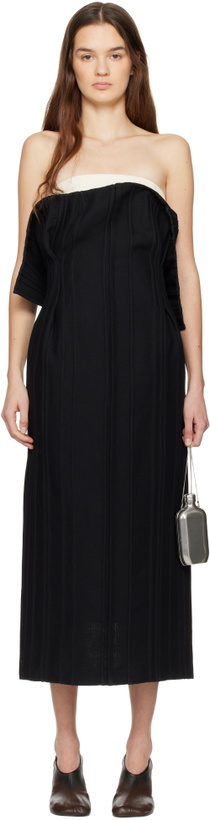 Photo: Calvin Klein Collection Black Beatrix Strapless Midi Dress