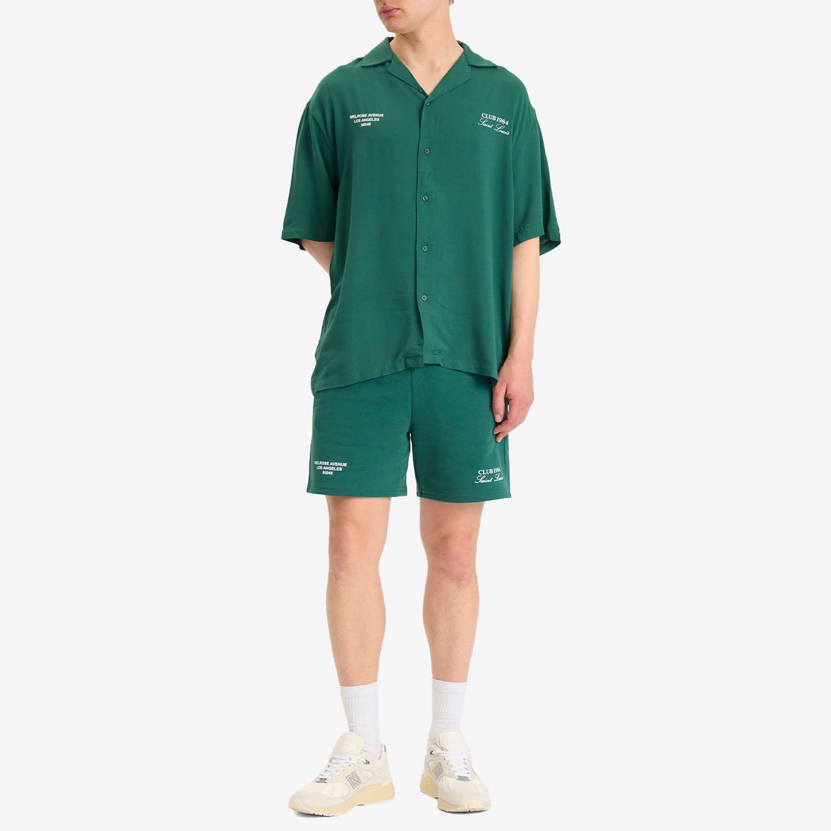Club 1984 Men's Melrose 1984 Shorts in Forest Green