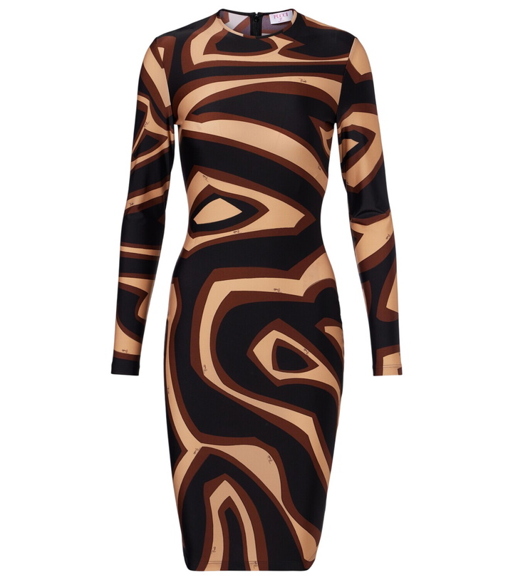Photo: Pucci Labirinto jersey minidress