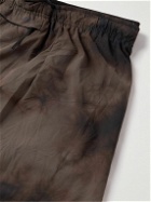 Satisfy - Straight-Leg Tie-Dyed Justice™ Shorts - Brown