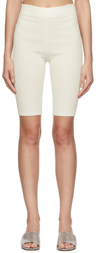 Photo: ANDREADĀMO White Knit Shorts