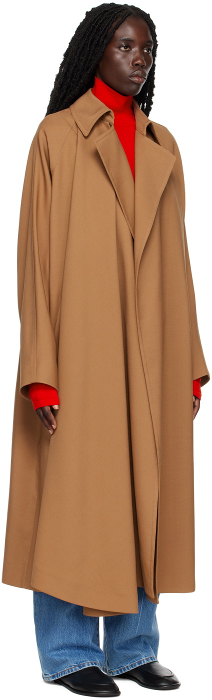 The Row Brown Maia Trench Coat The Row