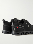 ON - Cloud 5 Waterproof Rubber-Trimmed Mesh Sneakers - Black