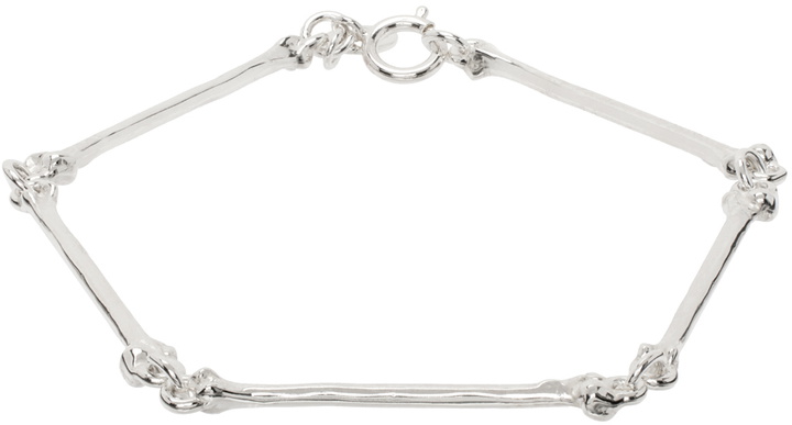 Photo: TAKAHIROMIYASHITA TheSoloist. Silver Skeleton Bone Bracelet