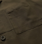 Private White V.C. - Camp-Collar Cotton Shirt - Green