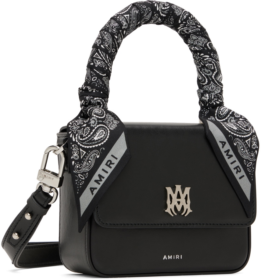 AMIRI Black Micro M.A. Bag