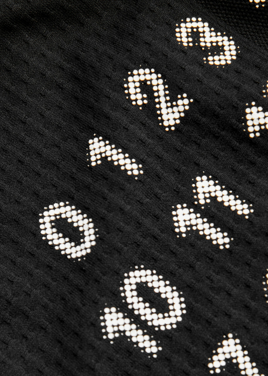 MM6 X Salomon Logo-printed Stretch-jersey T-shirt Black MM6