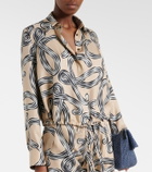 Loewe Paula's Ibiza Anagram silk shirt