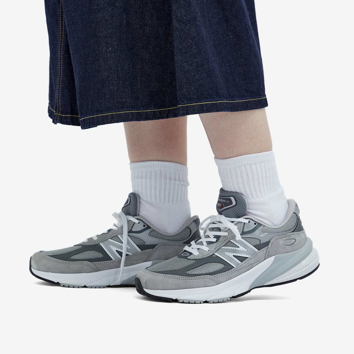 New Balance Women's W990GL6 - Made in USA Sneakers in Grey