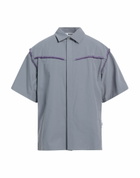 Msgm Mens Shirt in Grey