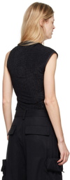 Y-3 Black Warp Tank Top